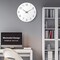 Wall Clock 10 Inch Silent Non Ticking Wood Wall Clocks Battery Operated - Wooden White Modern Office Simple Minimalist Clock Decorative for Kitchen,Home,Bathroom,Living Room(10" White)